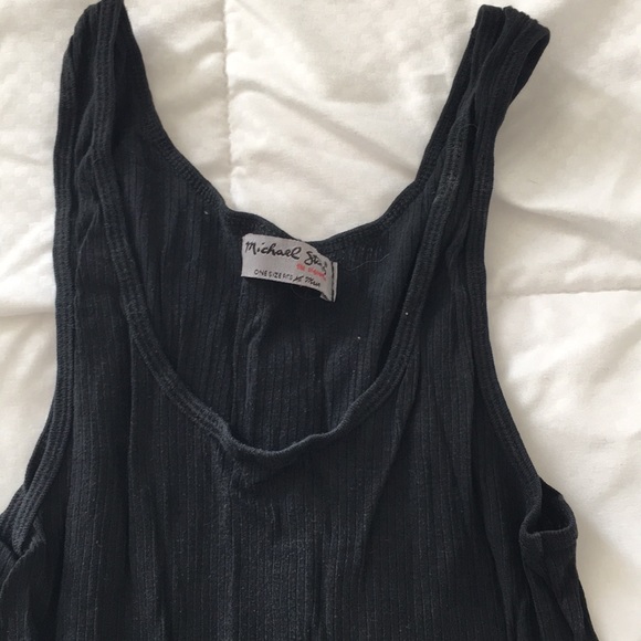 Michael Stars ribbed black tank - Picture 2 of 2